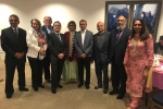 Harrow Conservative Councillors with the Mosque General Secretary.