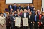 25 Years Ceremony, Cllr Chris Mote (Centre)