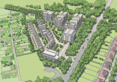 Diagram of the previously proposed 365 The Ridgeway development